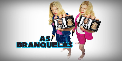 Capa do filme 'As Branquelas' (2004), com Marlon Wayans e Shawn Wayans, que seguem uma trama cômica onde dois agentes do FBI se disfarçam de mulheres brancas para impedir um sequestro.